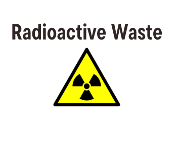 radioactive waste icon